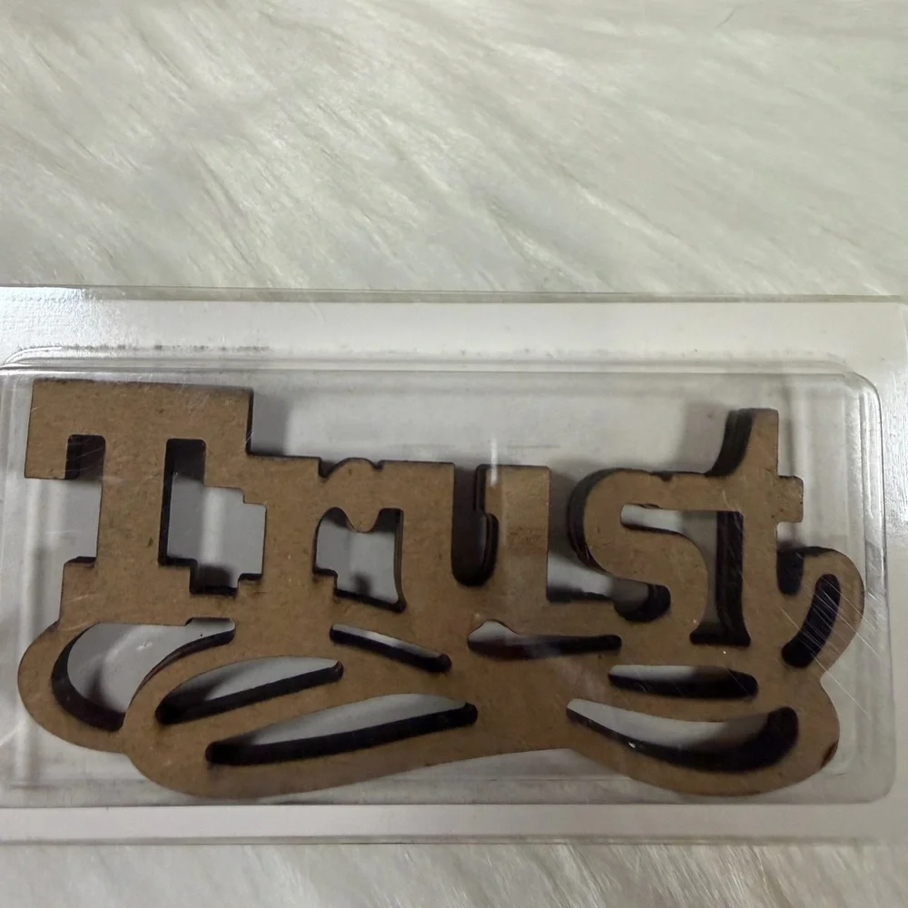 Trust Wall Decor - Brown